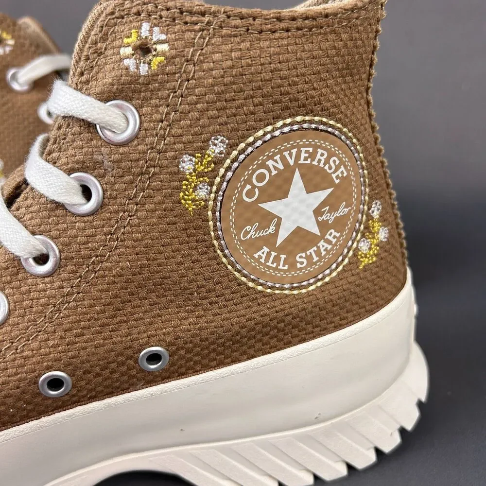 Converse Chuck Taylor All Star Lugged Autumn Embroidery Sneakers Shoes 8.5